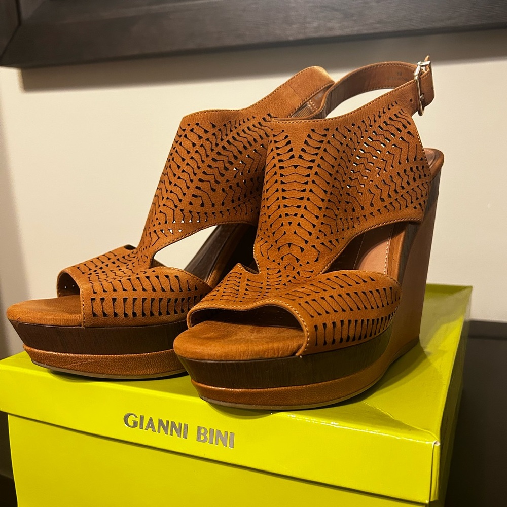 gianni bini wedge sneakers